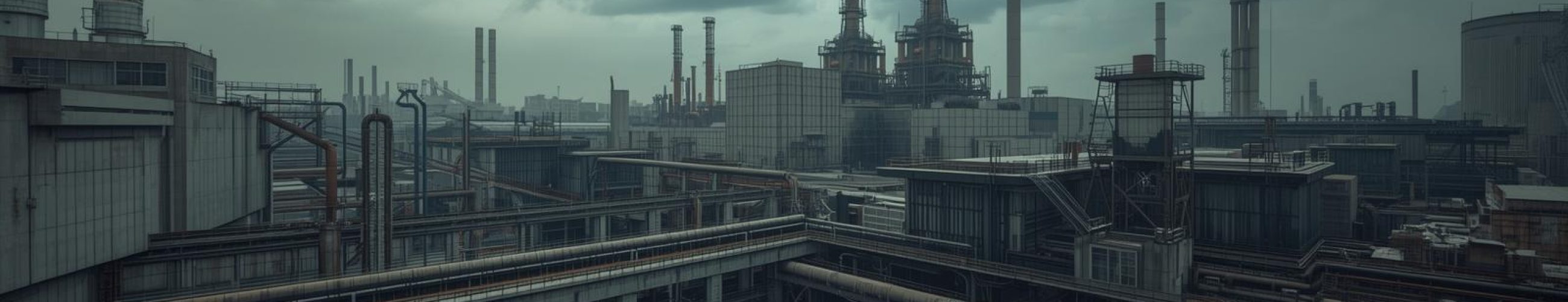 Large industrial manufacturing complex illustrating OT and IIoT cybersecurity challenges