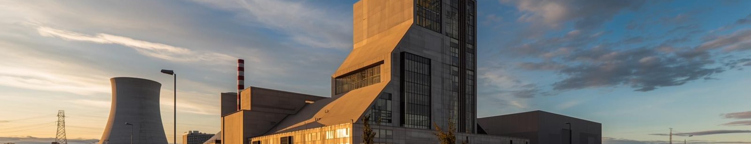 Modern power plant facility illustrating the convergence of IT and OT systems in safety-critical industrial environments.